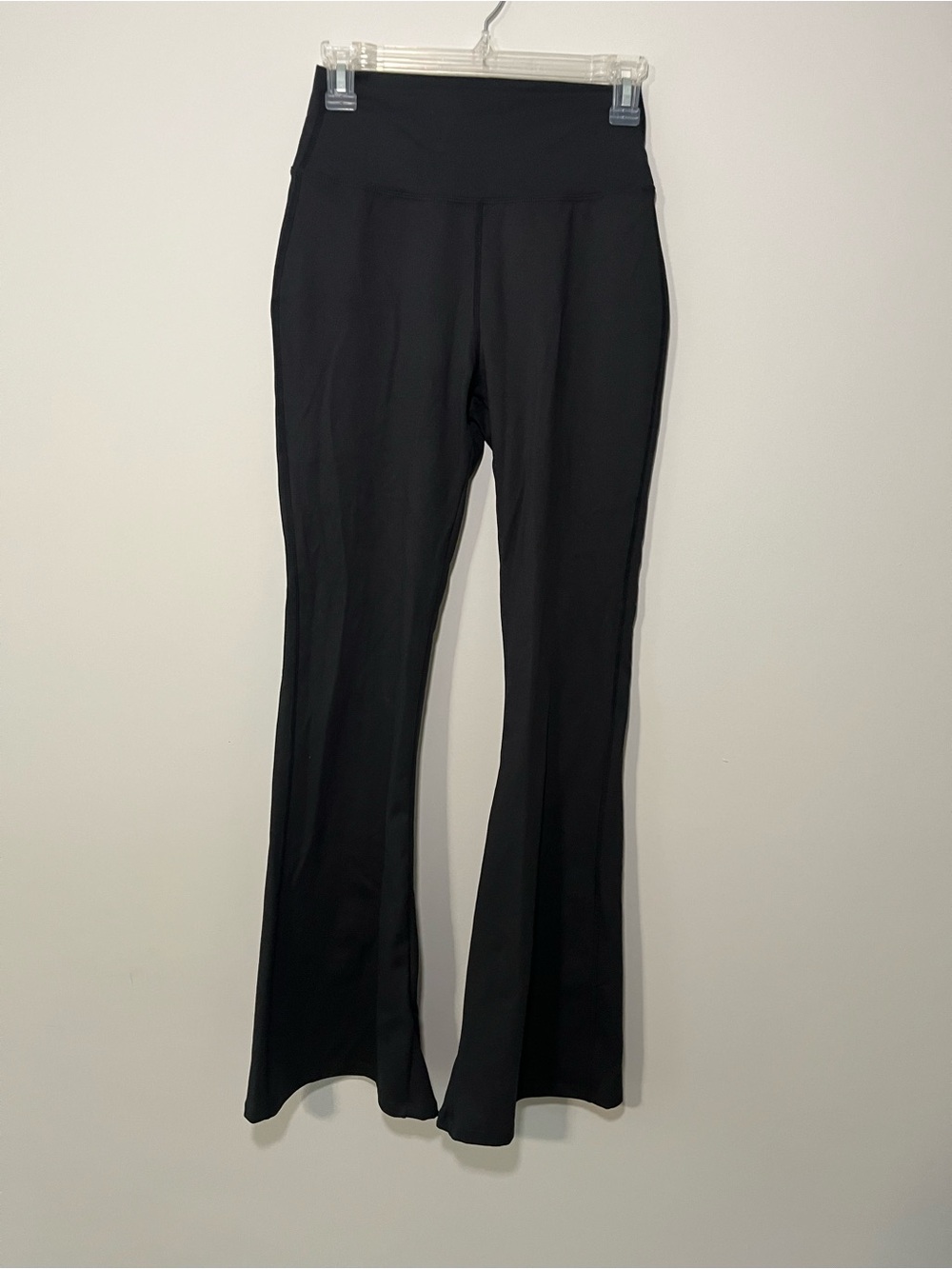 Fashion Nova Black High-Waist Flare Leggings
